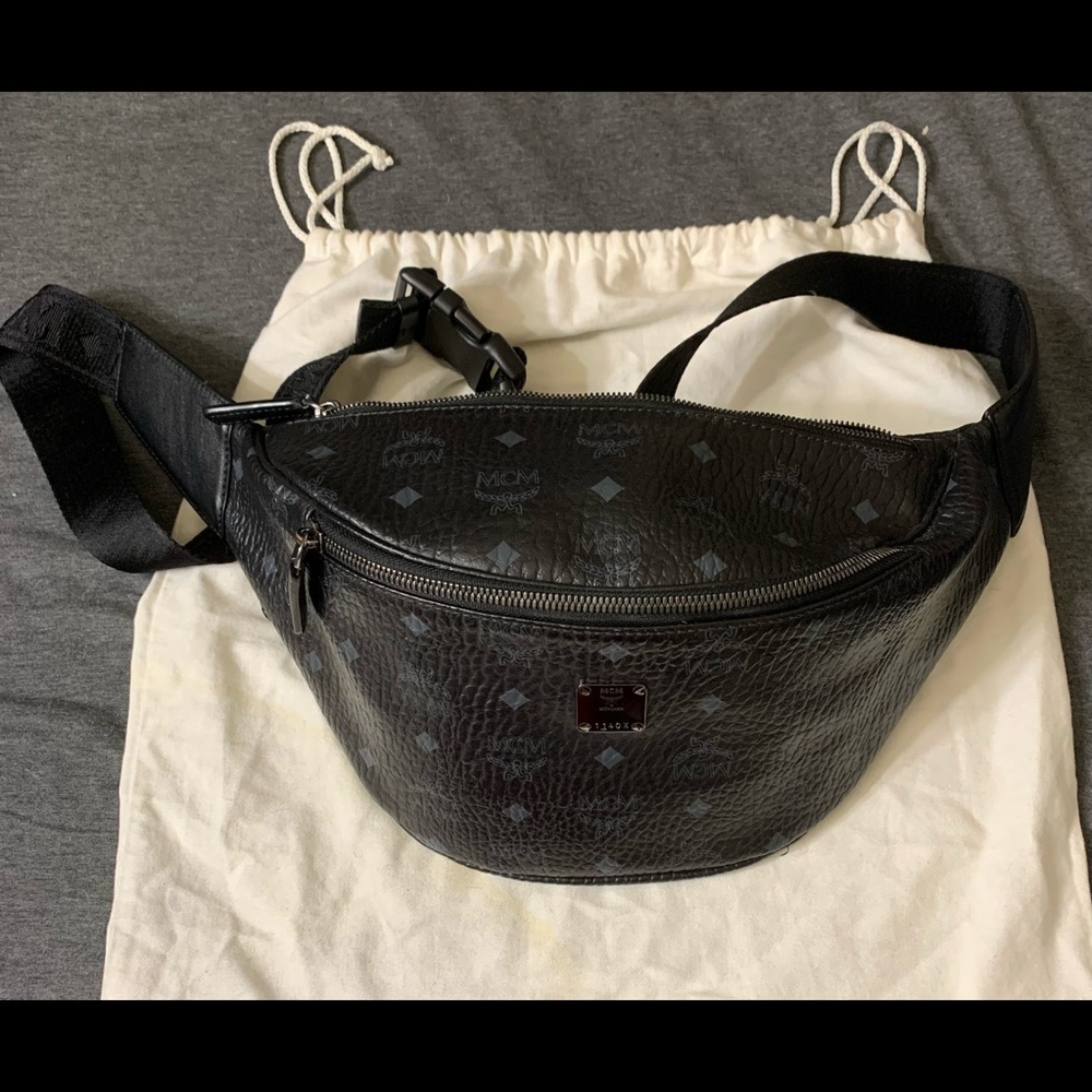 Large MCM shoulder / belt bag